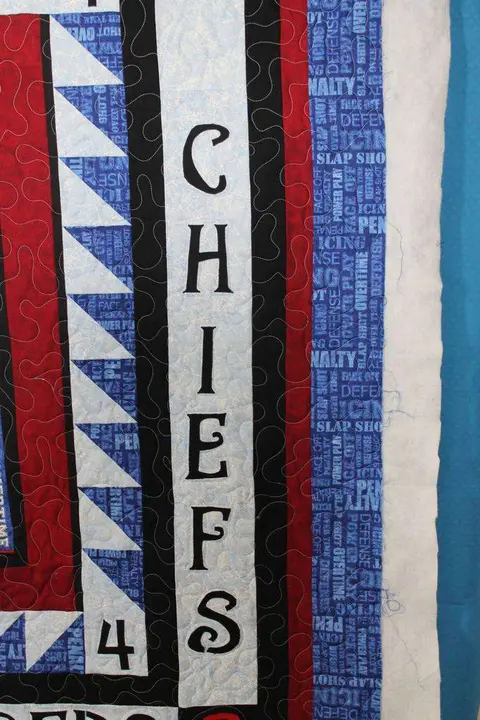 Life In Hockey Quilt